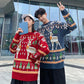 WTEMPO Christmas Couple Sweater Winter Warm Pullover Soft Casual Knitted Sweater