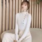 KK Women Sweaters Pullovers Wool Cashmere Sweater Women Pullovers Pull Femme Half Turtleneck