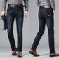 Autumn Thin Straight Jeans Men's Casual Trousers Loose All-match Pants