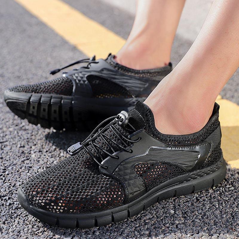 Plus Size 38-44 Outdoor Water Sneakers Men Non Slip Hiking Climbing Aqua Shoes Beach Barefoot Upstream Shoes Seaside Footwear Male
