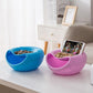 Lazy Artifact Double-layer Dried Fruit Tray Fruit Tray Storage Box Lazy Fruit Plate Melon Seed Box Bed Snack Melon Seed Plate