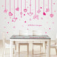 Love Cupid Children's Room Kindergarten Room Decoration wall Stickers romantic love pink wallpaper