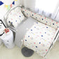 Crib Bed Surrounding Newborn Baby Pure Cotton Anti-collision Children's Stitching Bed Bed Surrounding Winter Thickening Bed Surrounding Soft Package