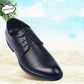 Men's Leather Shoes Summer Breathable British Men's Lace-up Casual Shoes Business Shoes Korean Version of All-match PU Leather Shoes Dad Husband Shoes