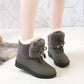 Snow Boots Female Autumn and Winter Korean Wild Student Cotton Shoes Short Tube Plus Velvet Thick Warm Fashion Boots