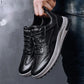 Men's Casual Lace Up Board Shoes High Quality Sport Shoes Tie Shoes All-match Sneakers Non-slip Wear-resistant Work Shoes Soft Sole Breathable