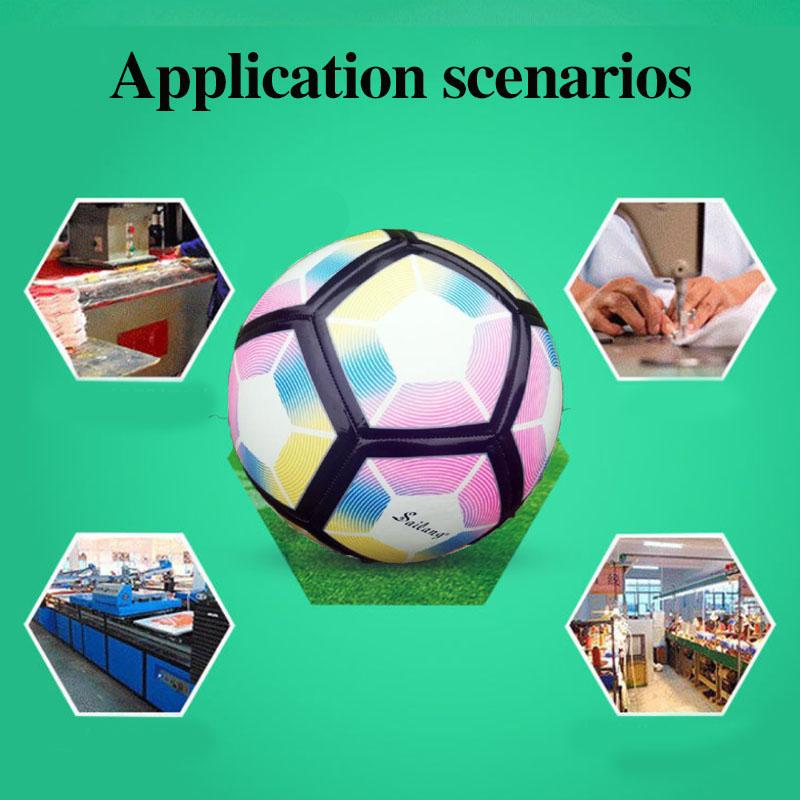 Size 5 Colorful Soccer Ball Set PU Leather Football Wearable Soccer Training and  Competition Ball
