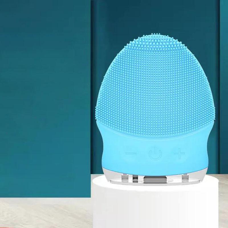Rechargeable Deep Cleansing Facial Cleansing Instrument Electric Beauty Silicone Facial Cleansing Instrument To Remove Blackheads and Acne Artifacts