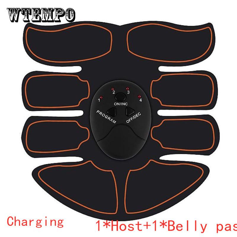 Belt Sticker Abs Training Massage Gear Pads Gel Patch Sheets EMS Wireless Muscle Stimulator Trainer