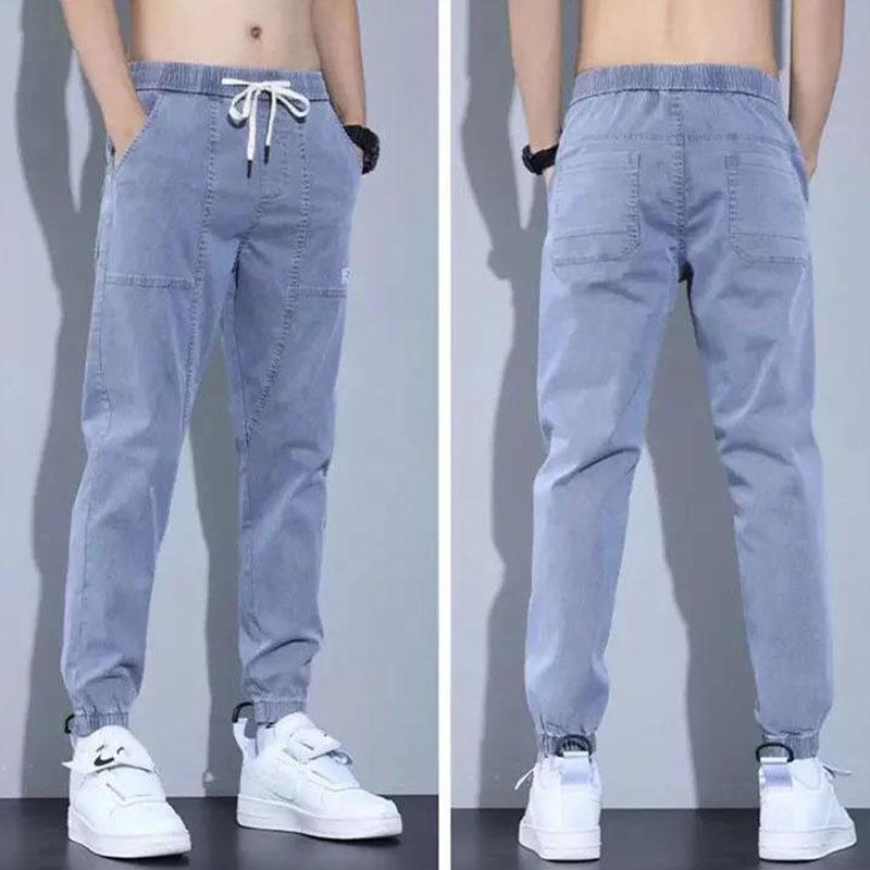 Stretch Casual Mens Jeans Summer Men's Denim Students  Jeans