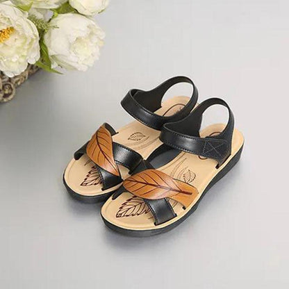 Women's Summer Sandals Flat Low Heel Non-slip Wear-resistant Sandals Outdoor