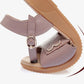 Beef Tendon Soft Sole Mother Sandals Female Summer Soft Leather Comfortable Middle-aged Women's Shoes Middle-aged Flat-bottom Non-slip