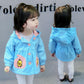 Children's Windbreaker Jacket Girls Clothes Baby Hooded Outerwear Autumn Kids Clothing Coat Jacket