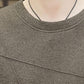 Men's Spring and Autumn Long Sleeve Round Neck Pullover Solid Color Casual All-match Shirt