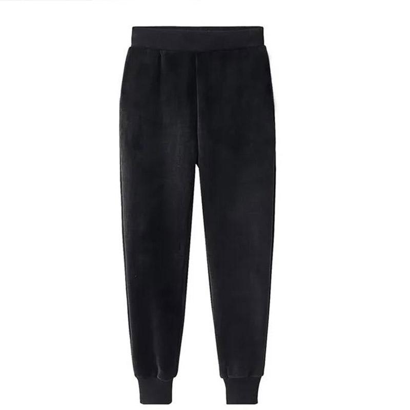 Pure Color Plus Velvet Thickened Winter Women's Sports Pants All-match Winter Leggings Casual Pants Fashion Warmth and Thin Feet Guard Pants