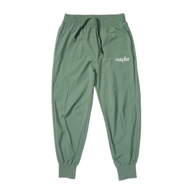 Sports Pants Men's Fitness Trousers Summer Thin Section Loose Quick-drying Elastic Feet Running Training Sweatpants