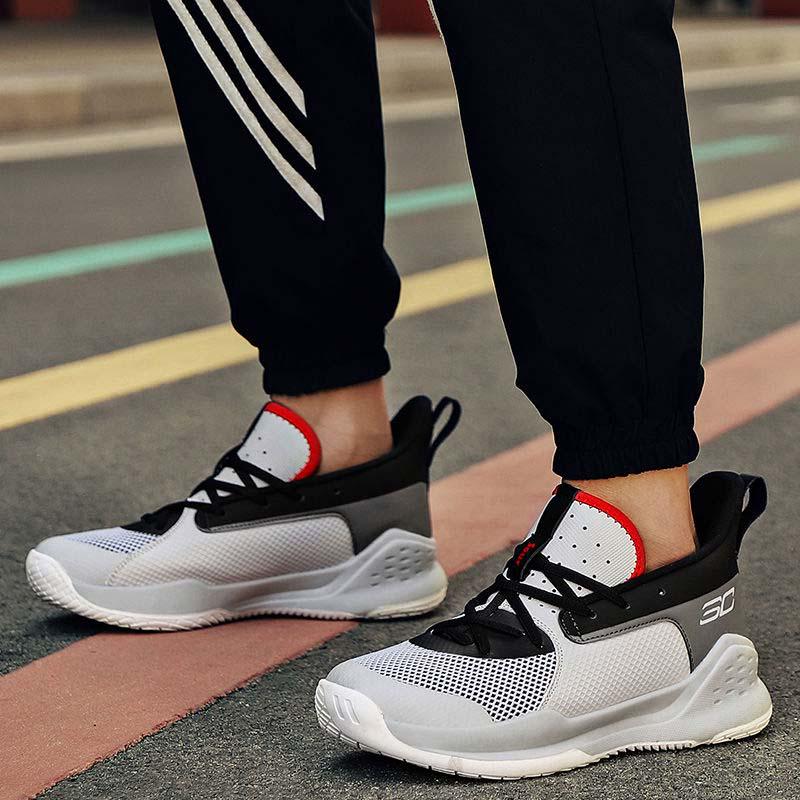 39-45 Men Sneakers Breathable Basketball Shoes Non-slip Wear-resistant Lightweight Running Shoes