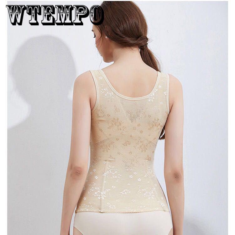 Body suit abdomen with corset postpartum waistband waist slimming vest female summer
