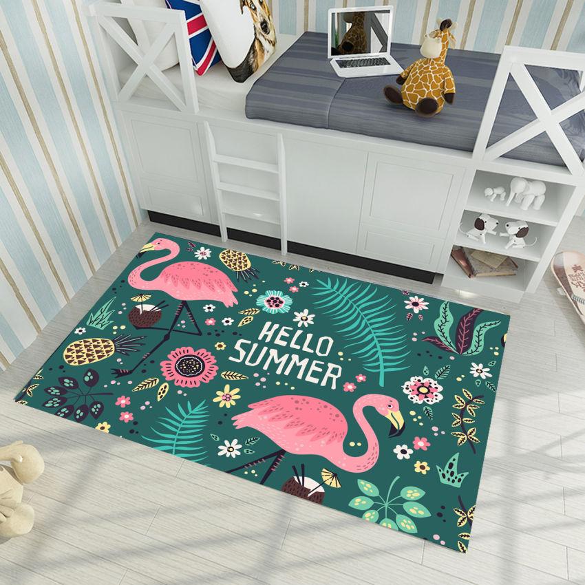 Carpet Bedroom Cute Full Bed Bedside Blanket Ins Wind Girl Heart Living Room Coffee Table Blanket Cartoon Floor Mat