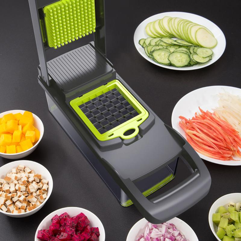 Kitchen Multifunctional Stainless Steel Vegetable Cutter Potato Shredder Shredder Grater Cucumber Slicer Grater
