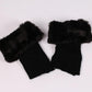 Autumn and Winter Fur Boots Set Short Wool Warm Odes Case Stylish Ladies Leg Shoes Set Leg Cover  Leg Warmers
