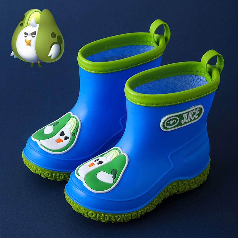 Baby Rain Boots Summer Cartoon Fruit Non-slip and Waterproof Children's Students Infant Men and Women Baby Children's Rain Boots