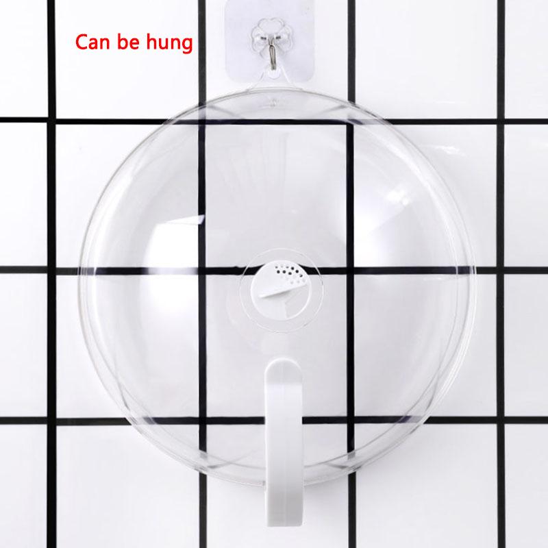 Microwave Oven Food Cover Transparent Anti Sputtering Cover Handle Reusable Airtight Food Covers Home Handle Heat Resistant Lid