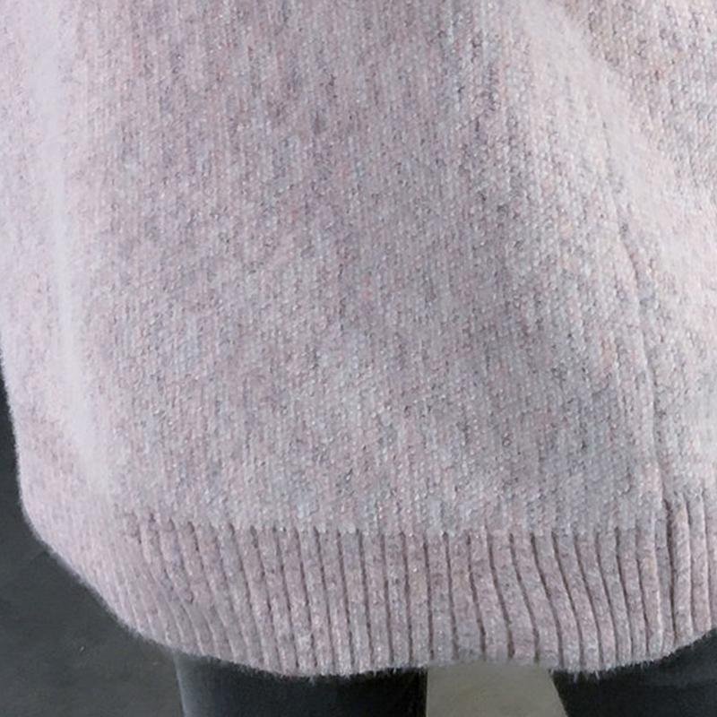 Autumn Winter  Women Fashion Sweater Casual Knitting Sweater Turtleneck  Pullovers Loose Casual Long Sleeve Sweater