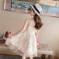 Fashion Net Yarn Princess Dress Organza Dress Lady Summer Sweet Above Knee Sleeveless Party Dress
