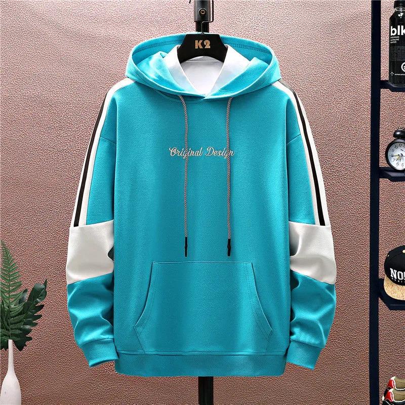 Spring & Fall Pullovers Suit Hooded Pullovers and Casual Pants School Trends Sports Suit Sweater Suit Men