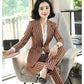 Spring and Autumn Suit Two-piece Suit Temperament Business Wear Fashion Casual Work Wear Formal Jacket Women