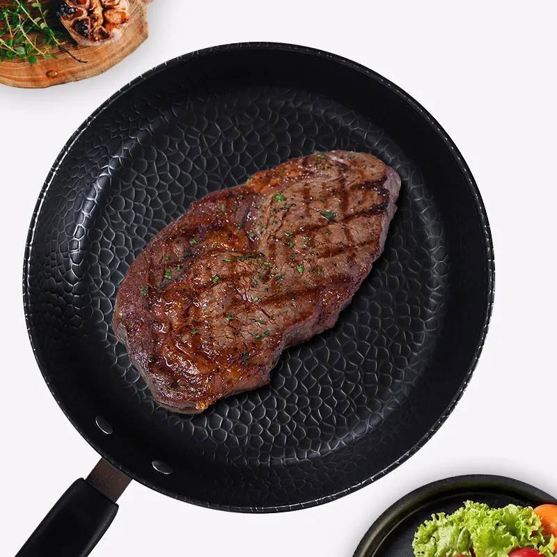 Uncoated Healthy Frying Pan Zhangqiu Iron Pot Hand-forged Frying Pan Omelette Pancake Pan Induction Cooker Universal