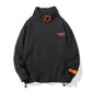 Men's Winter Warm and Comfortable Half High Collar Sweater Men's Loose Plus Fleece Padded Top