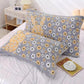 A Pair of Cotton Pillowcases Plus Thicker Cotton Pillow Covers Non-slip and Non-slip