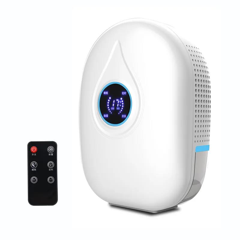 0.8L LCD Smart Remote Control Dehumidifier Air Dryer Moisture Absorption Machine Silent Dryer for Basement Cabinets
