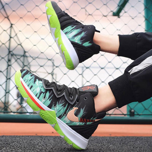37-45 Men Sneakers Running High-top Basketball Shoes Non-slip Shockproof Lightweight Deodorant Shoes