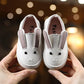Children's Spring and Summer Shoes Girl's Soft Sole Princess Leather Shoes Anti-slip Cartoon Little Rabbit Single Shoes