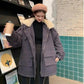 Winter All-match Cotton Jacket Women Thick Loose Lamb Wool Coat Tooling Cotton Coat