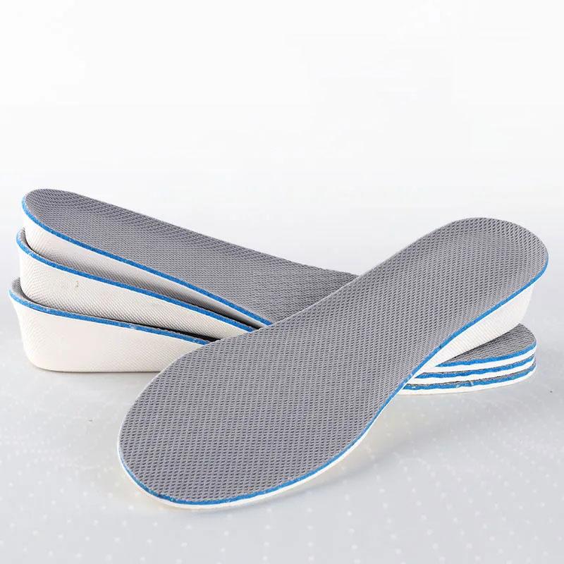 Unisex Inner Heightening Insole Free Cutting Thickened Invisible Soft Bottom Shock Absorption Heightening Insole Sports Breathable Insole
