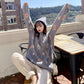 Autumn and Winter Loose and Thick Base, Lazy Wind, Gentle Wind, Outer Sweater Women