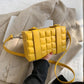 Women Box Bag Handbags Clutch Purse Shoulder Crossbody Bags Button Closure Solid Color PU Leather Purses