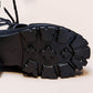 Women's Platform Sandals Hollow Breathable Boots Summer Wedge Heel Mesh Fish Mouth Shoes