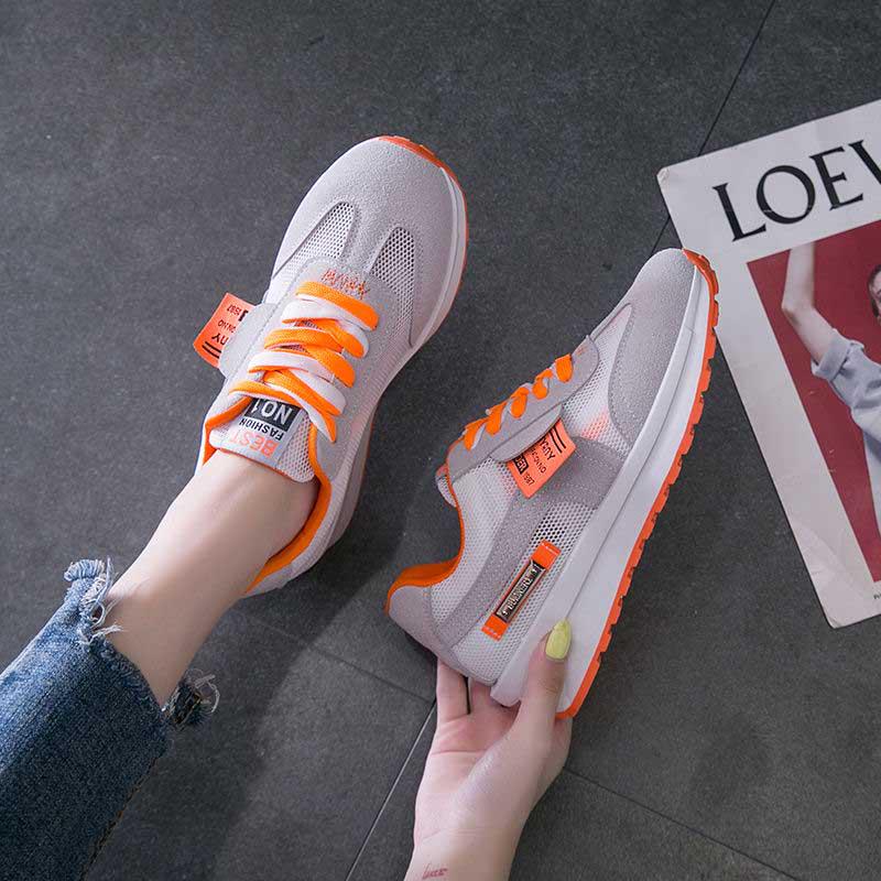 Plus Size 35-40 Summer Ins Women Mesh Animal Sneakers Students Breathable Running Basketball Shoes Shockproof Non-slip Shoes