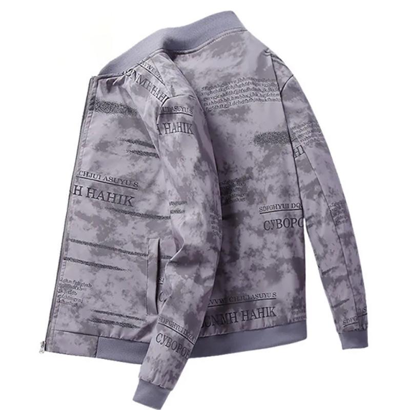 Autumn Jacket Fat Man Fat Man Camouflage Print Jacket Men Plus Fat Plus Size Extra Large Men's Clothing