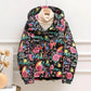 Winter Padded Jacket Women's Short Padded Jacket Printed Loose Bread Jacket Thick Fashion Jacket