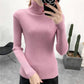 Turtleneck Sweater Women's Autumn and Winter Pullovers Slim Fit and Warm All-match Western Style Fashion Knitted Bottoming Shirt