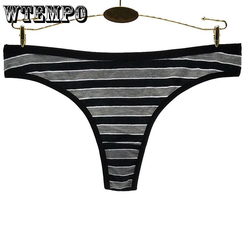 6 Pcs/Lot Sale Women's Underwear pure Cotton Women Striped Panties