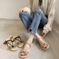 Two Wear Sandals and Slippers Women Summer Fashion Wear Wild Popular Non-slip Thick Bottom Beach Out of Society