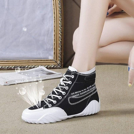 High-top Canvas Shoes Spring Korean Student Retro Style Sneakers All-match Casual Sports Shoes