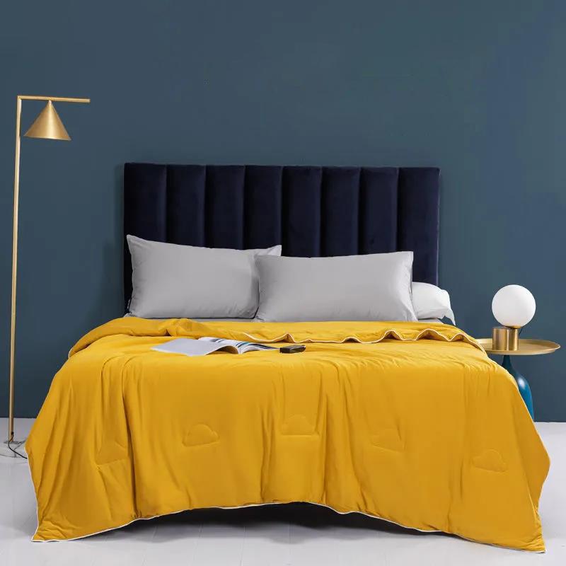 Skin-friendly Double Air-conditioning Quilt Washed Cotton Quilt Student Single Summer Dormitory Spring and Autumn Quilt